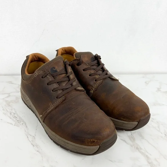 Carhartt Men's Brown Suede Oxford Work Shoe Sz 8 - Picture 11 of 12